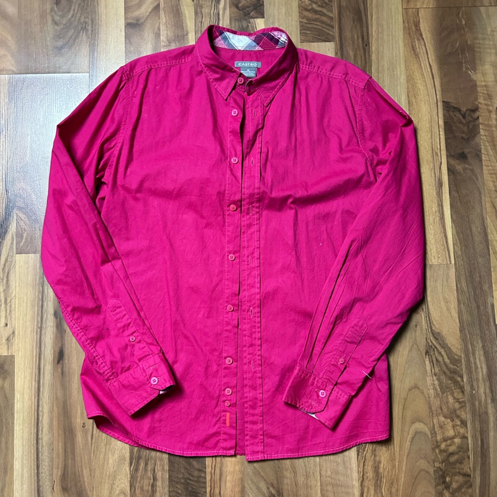 Castro Pink/magenta esque dress shirt